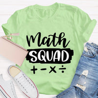 Math Squad Math Teacher T-Shirt