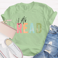 let's Read Teacher T-Shirt