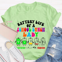 School Lunch Lady Monday To Friday T-Shirt