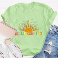 Neurospicy Autism Awareness T-Shirt