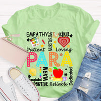 Para Warm Empathy Kind Loving Teacher T-Shirt