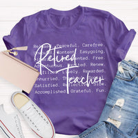 Retired Teacher Relaxed Teacher T-Shirt