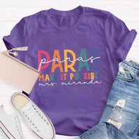 Personalized Name Para Make It Possible Teacher T-Shirt