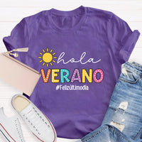 Hola Verano Felizúltimodia Spanish Teacher T-Shirt