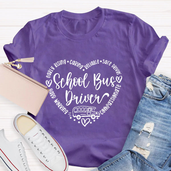 School Bus Driver Caring T-Shirt