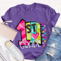 Personalized Grade 1st Grade Back To School Teacher T-Shirt