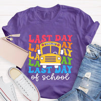 School Bus Driver Last Day Of School T-Shirt