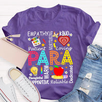 Para Warm Empathy Kind Loving Teacher T-Shirt