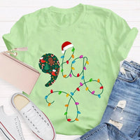 Festive Christmas Lights Shirt, Christmas Atmosphere Lights T-Shirt, Retro Christmas Lights Graphic Tee, Holiday Family Shirt Present