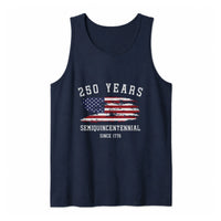 250 Years Semiquincentennial Tank Top | Distressed American Flag 1776 Design | Soft Breathable Unisex Tank | Gift for Patriots and History Lovers