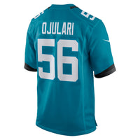 Jacksonville Jaguars BJ Ojulari Teal Team Game Jersey