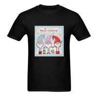 Adorable Holiday Gnome Shirt, Christmas Garden Gnomes T-Shirt, Festive Winter Garden Gnome Tee, Merry Xmas Graphic T-Shirt, Gnome Lover Present