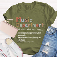 Music Department Teacher T-Shirt