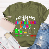 School Lunch Lady Monday To Friday T-Shirt