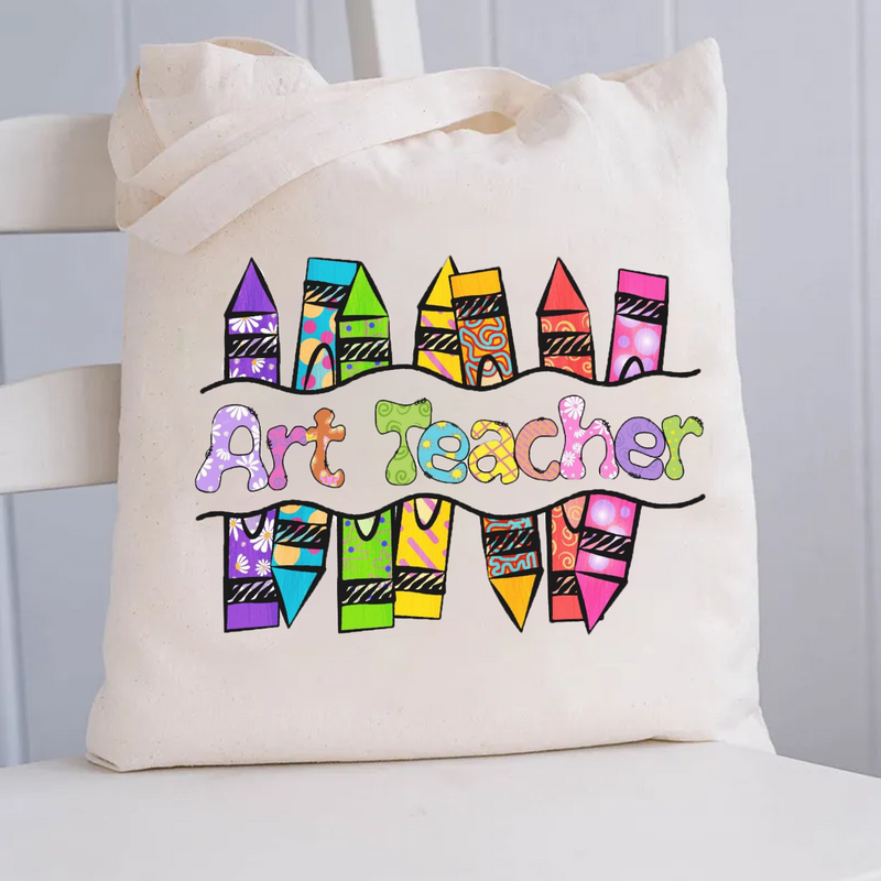 Art Teacher Art Lover Canvas Tote Bag