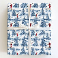 SUP Christmas Gift Wrap, Paddleboard Santa Wrapping Paper, Stand Up Paddle Board Holiday Wrapping Paper, Water Sports Xmas Gift Wrap