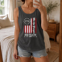 We The People Tank Top | 1776-2026 250 Years Americana Flag Design | Soft Breathable Unisex Fit | Patriotic Gift for History Lovers