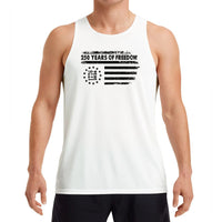 USA Flag 250 Years of Freedom Tank Top | Vintage 1776-2026 Patriotic Distressed Graphic | Soft Lightweight Breathable Fabric | 4th of July Independence Day Gift