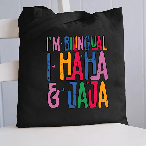 I'm Bilingual Teacher T-Shirt Canvas Tote Bag