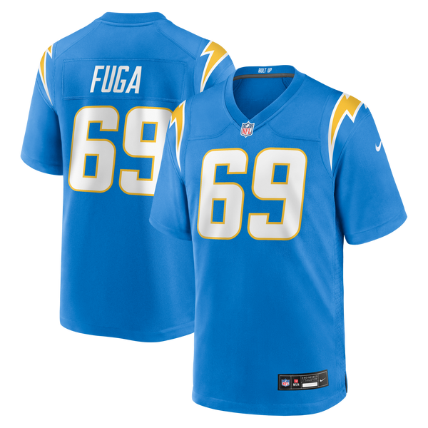 Los Angeles Chargers Josh Fuga Nike Powder Blue Team Game Jersey