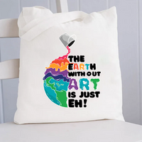 The Earth Without Art Is Just Eh Canvas Tote Bag