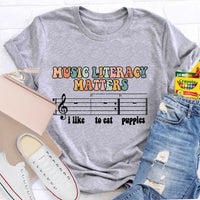 Music Literacy Matters Teacher T-Shirt