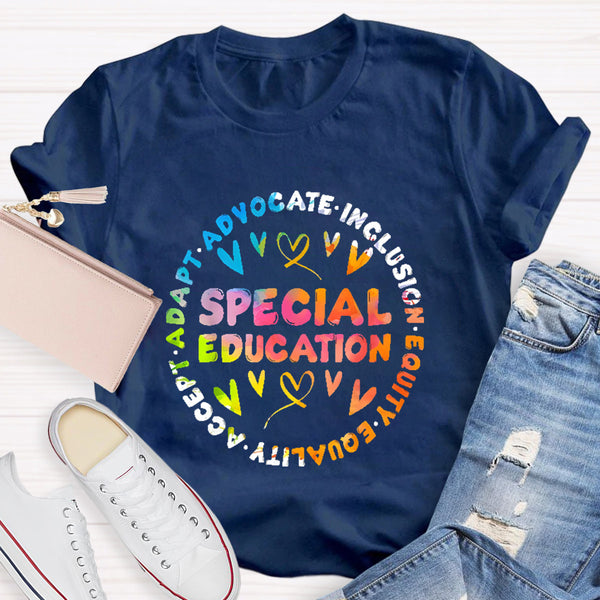 Special Education Teacher Adapt Advocate T-Shirt