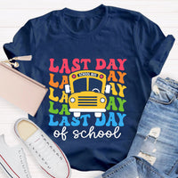 School Bus Driver Last Day Of School T-Shirt