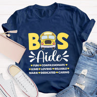 Bus Aide Fun Compassionate T-Shirt