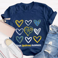 Down Syndrome Awareness Heart T-Shirt