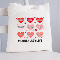 Lunch Lady Life Canvas Tote Bag