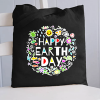 Happy Earth Day Canvas Tote Bag