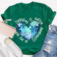 In My World Every Day Is Autism Awareness T-Shirt