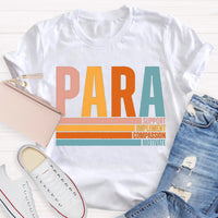 Support And Motivate Teacher T-Shirt