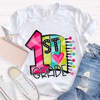 Personalized Grade 1st Grade Back To School Teacher T-Shirt