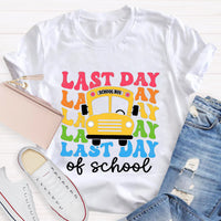 School Bus Driver Last Day Of School T-Shirt