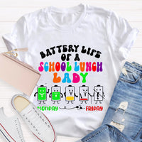 School Lunch Lady Monday To Friday T-Shirt