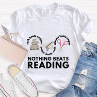 Rock Paper Scissors Nothing Beats Reading T-Shirt