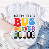 Battery Life Of A Bus Driver T-Shirt