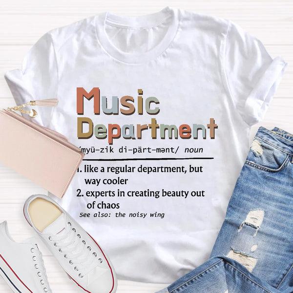 Music Department Teacher T-Shirt