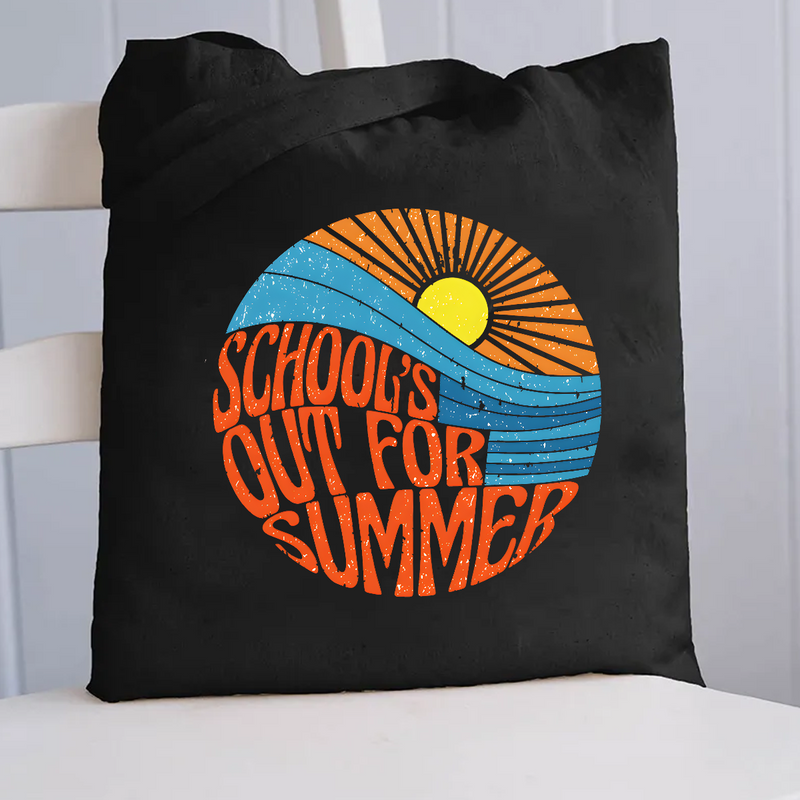 School's Out For Summer Canvas Tote Bag