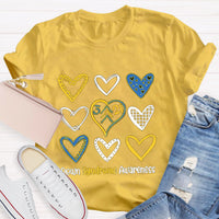 Down Syndrome Awareness Heart T-Shirt