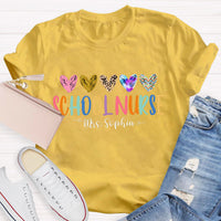 Personalized Name School Nurse Teacher T-Shirt