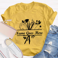 Personalized Art Teacher Name Goes Here T-Shirt