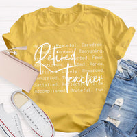 Retired Teacher Relaxed Teacher T-Shirt