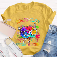 Neurodiversity Celebrate The Spectrum Teacher T-Shirt