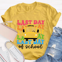 School Bus Driver Last Day Of School T-Shirt