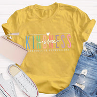Kindness Is Free Sprinkle It Everywhere Teacher T-Shirt