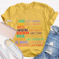 Lead Like Tubman Empowered Women T-Shirt