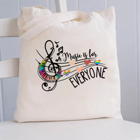 Music Is For Everyone Canvas Tote Bag